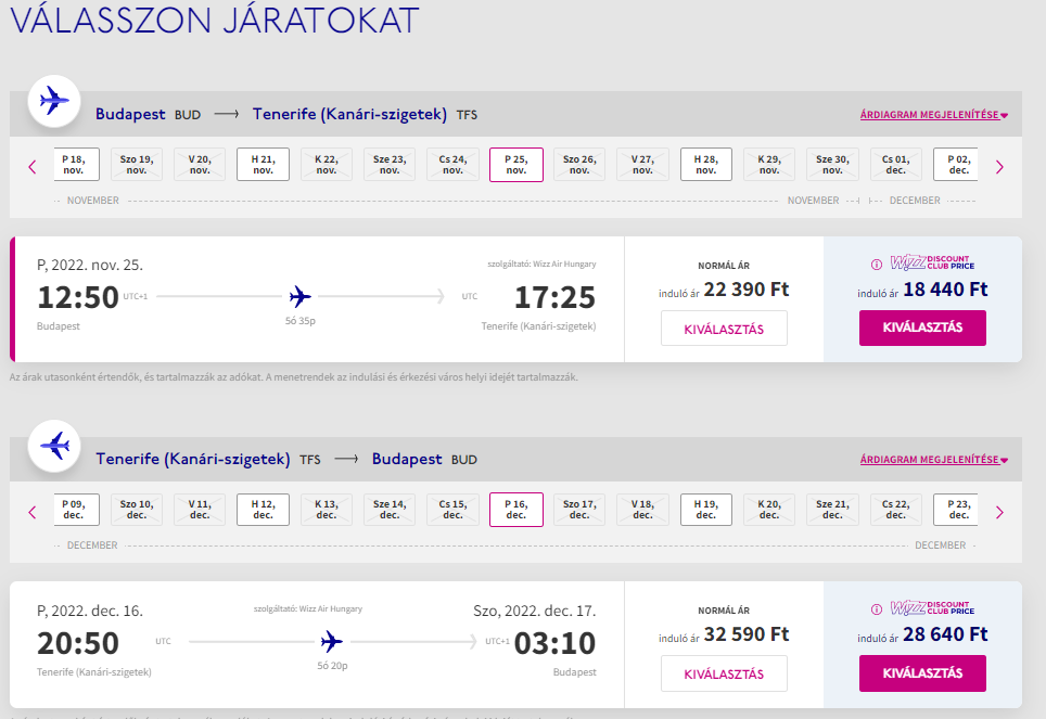 Sp rolj a rezsin 3 h t Tenerife 2 f r sz re rep l jeggyel